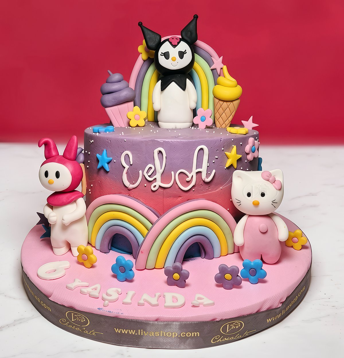 Pastel Masal Bahçesi Özel Pasta