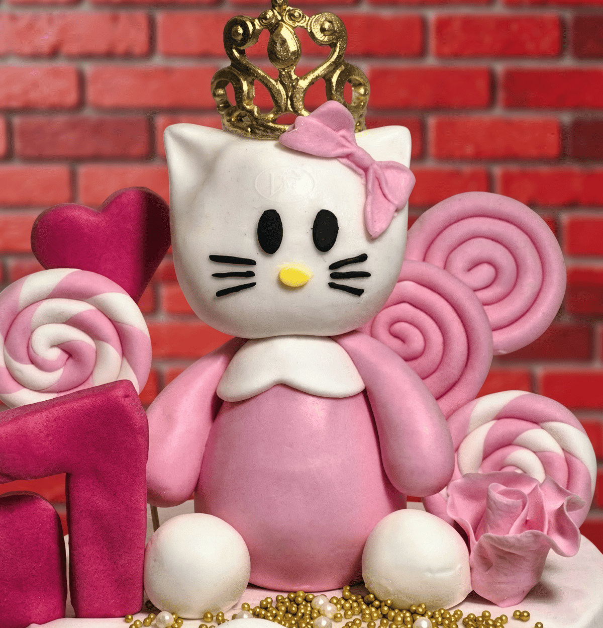 Pembe Prenses Kedicik Özel Pasta