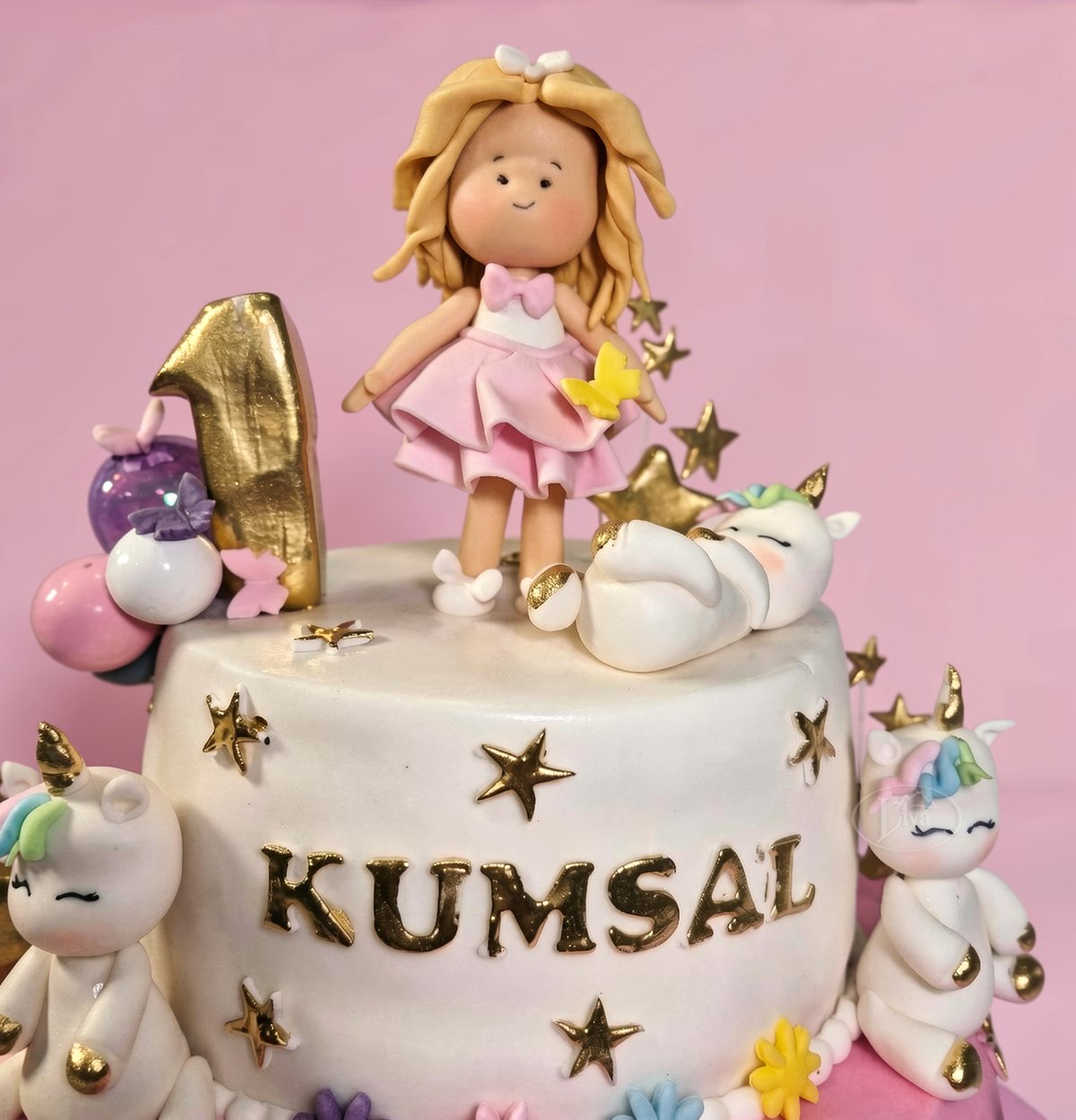 Prensesin Gökkuşağı Ülkesi Özel Pasta