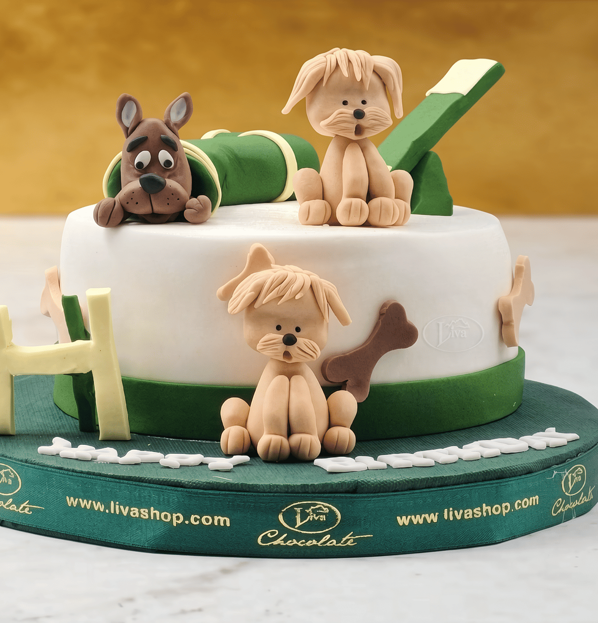 Sevimli Köpek Yavruları Özel Pasta