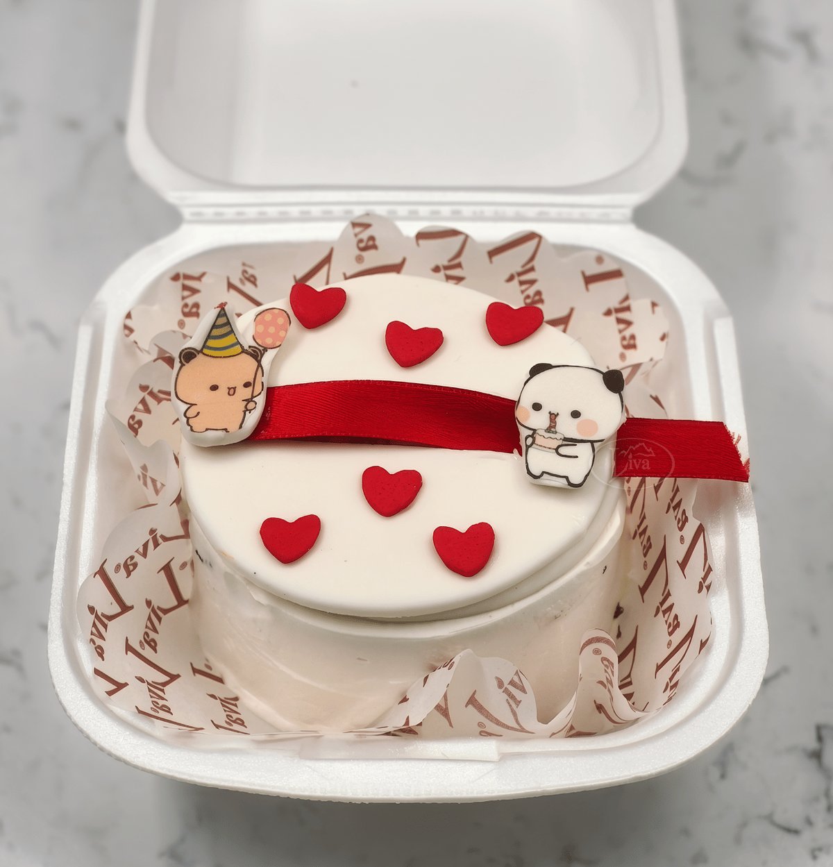 Sürgülü Happy Birthday Bento Yazılı Adet Pasta