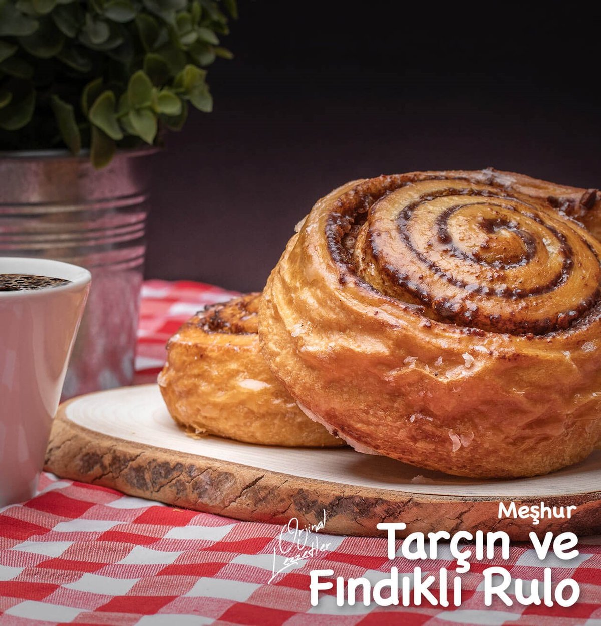 Tarçınlı ve Fındıklı Rulo  (2adet)