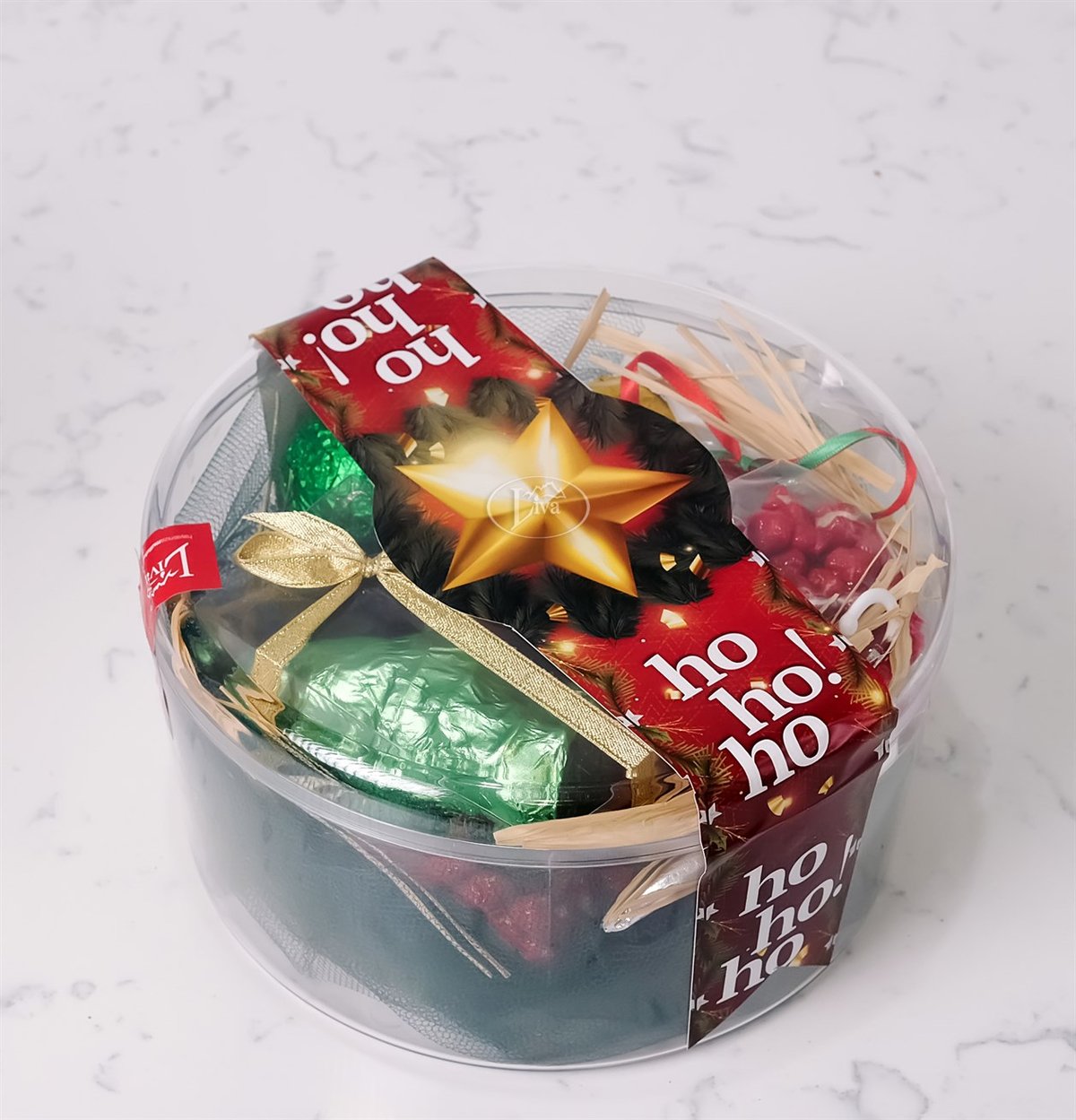 Yılbaşı Ho Ho Ho Hediye Kutusu