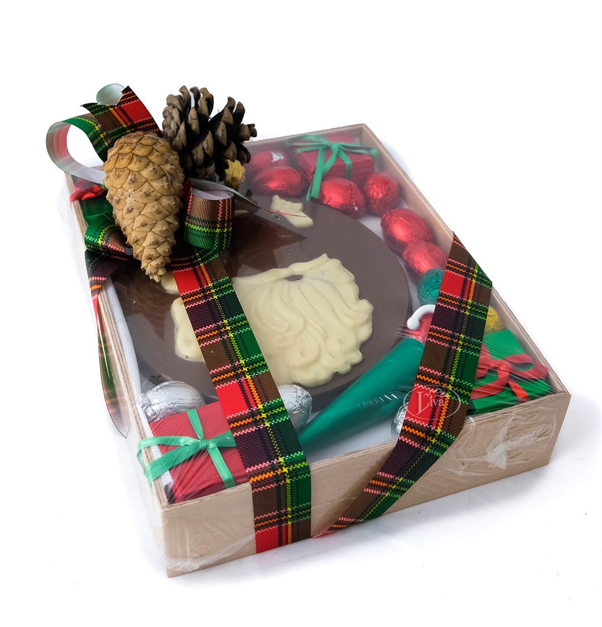 Yılbaşı Noel Baba Madalyonlu Set