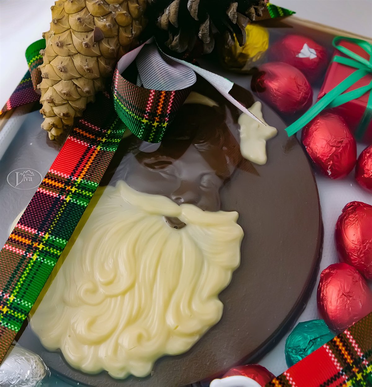 Yılbaşı Noel Baba Madalyonlu Set