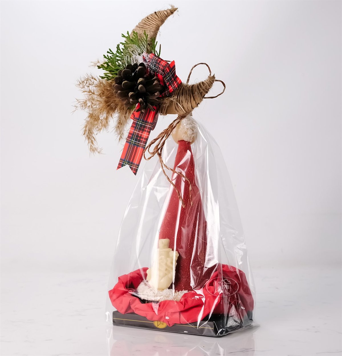 Yılbaşı Noel Baba Şapkası Şeklinde Çikolata