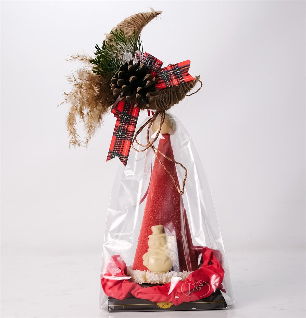 Yılbaşı Noel Baba Şapkası Şeklinde Çikolata