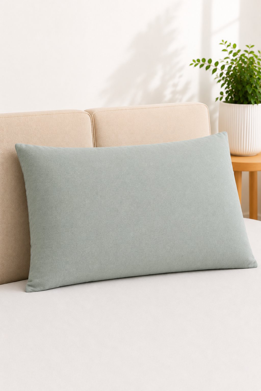 ÇetHome 50x70 cm Gri Yastık Koruyucu Kapaklı Kılıf