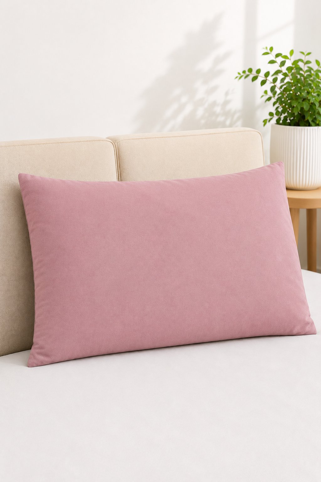 ÇetHome 50x70 cm Gülkurusu Yastık Koruyucu Kapaklı Kılıf
