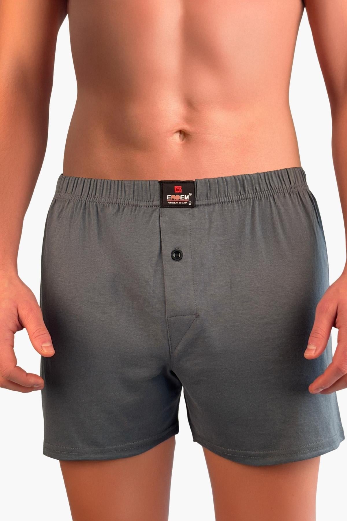 Erdem Füme Ekonomik Pamuklu Boxer 1401