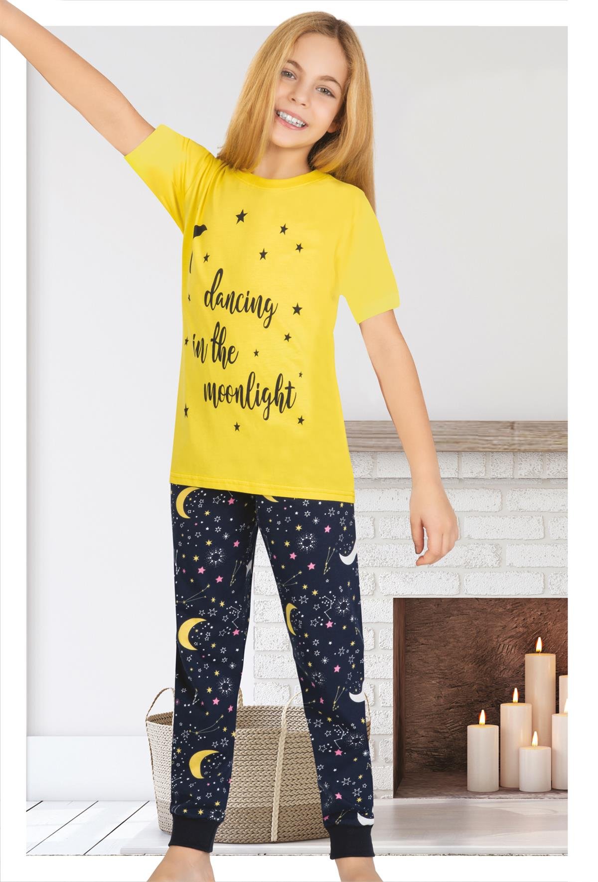 Erdem Kız Çocuk Yazlık Pijama Takımı