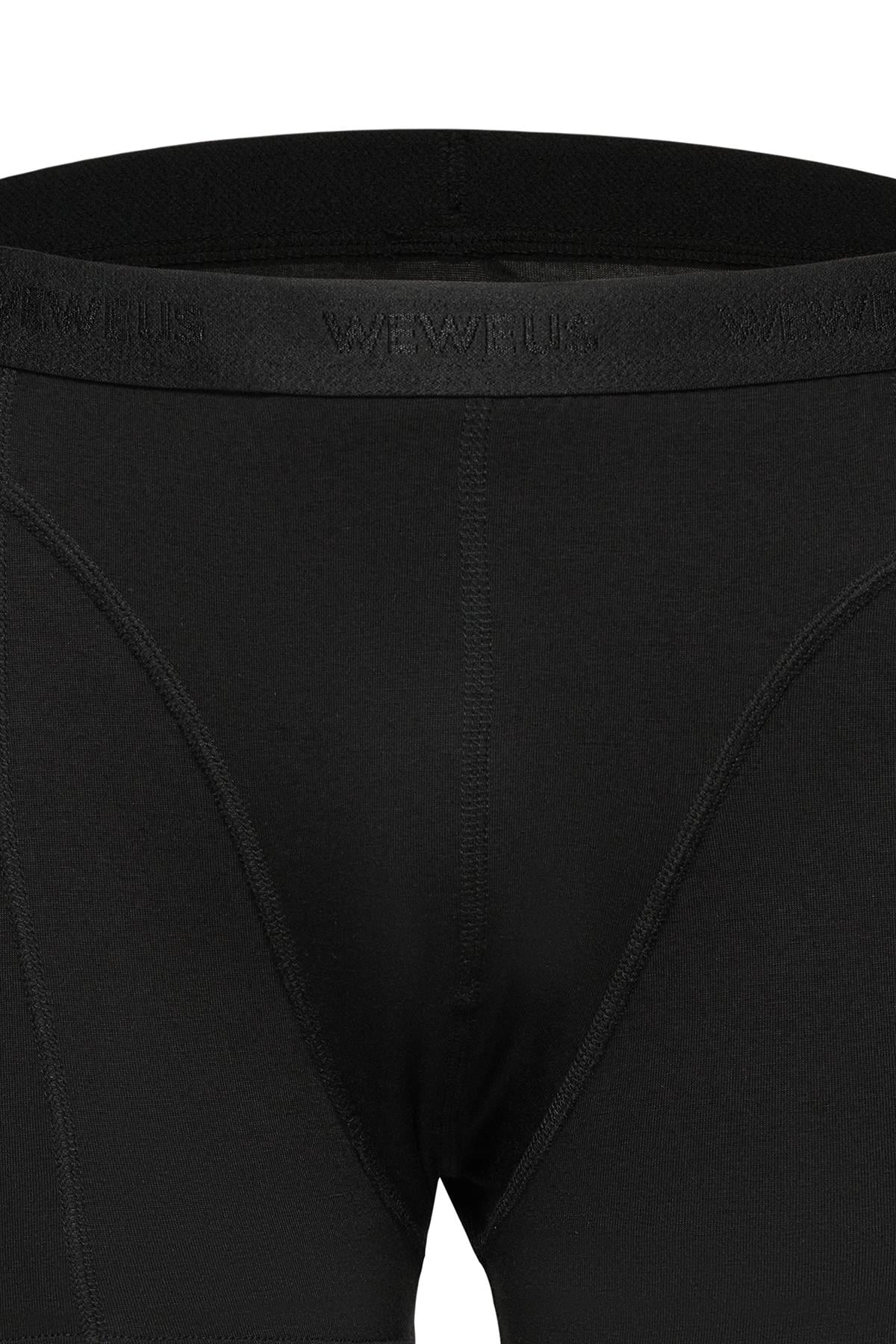 WeWeus 3'lü Siyah Micro Modal Premium Erkek Boxer