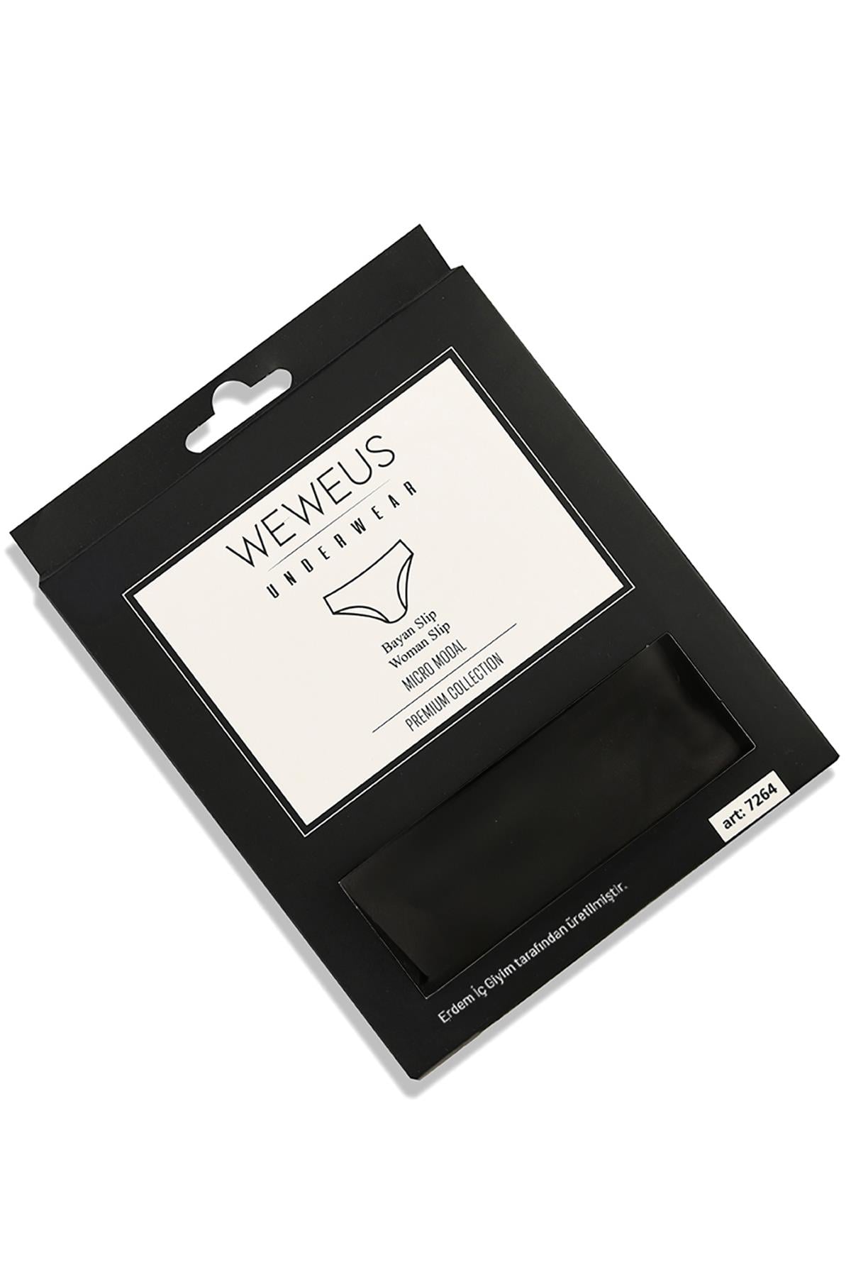 Weweus Beyaz Micro Modal Premium Kadın Külot 7264