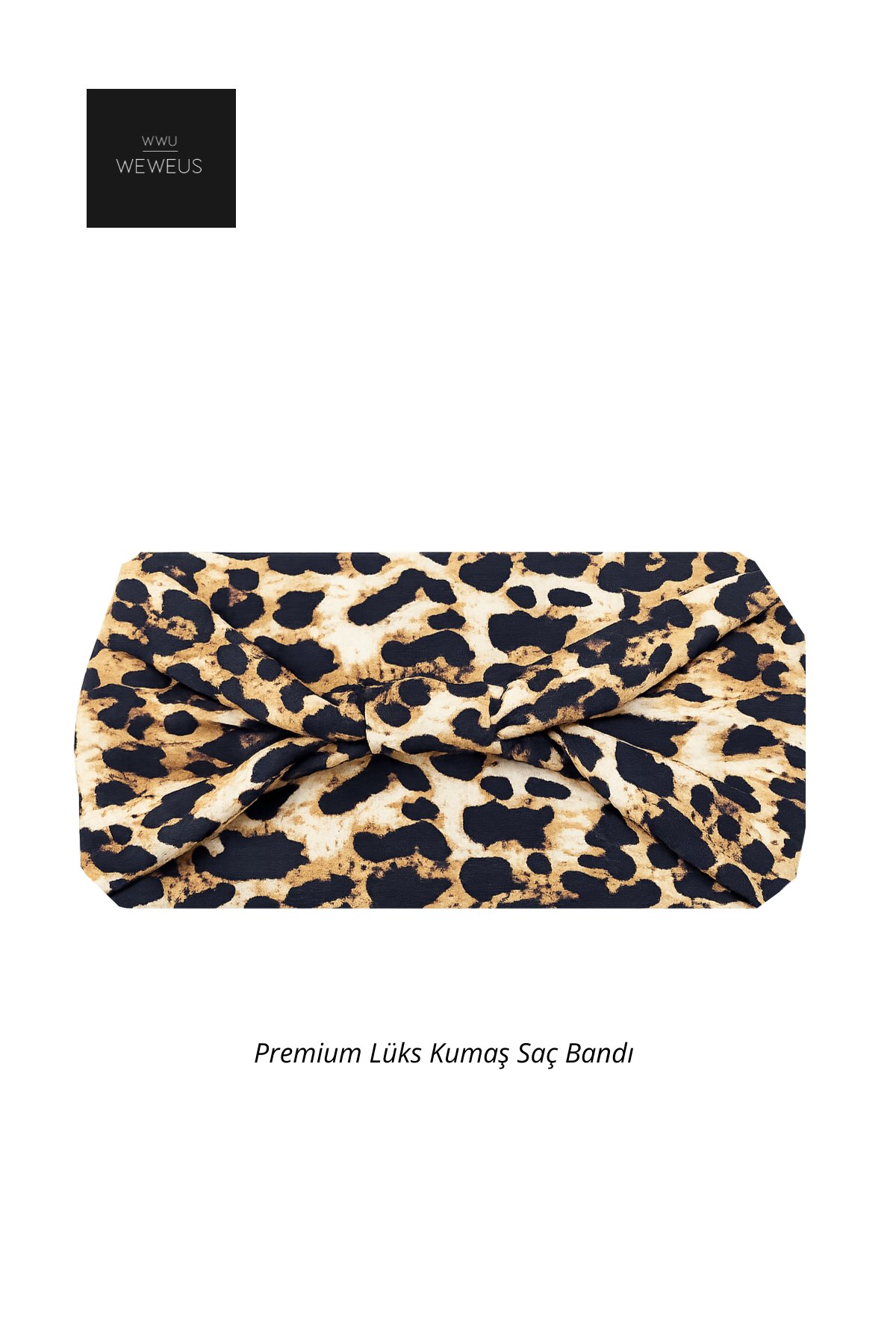 WeWeus Leopar Premium Kadın Bohem Saç Bandı