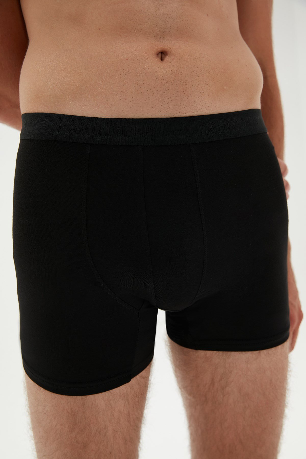 Erdem 3'lü Siyah Erkek Bambu Boxer 1012
