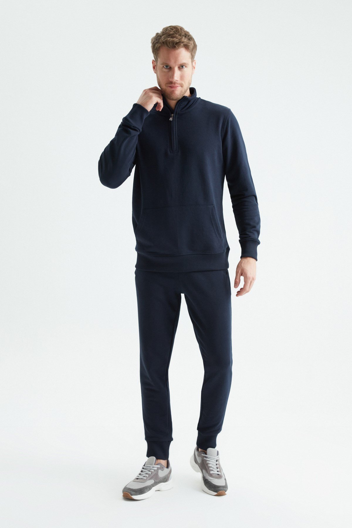 Weweus Yarım Fermuarlı Sweatshirt
