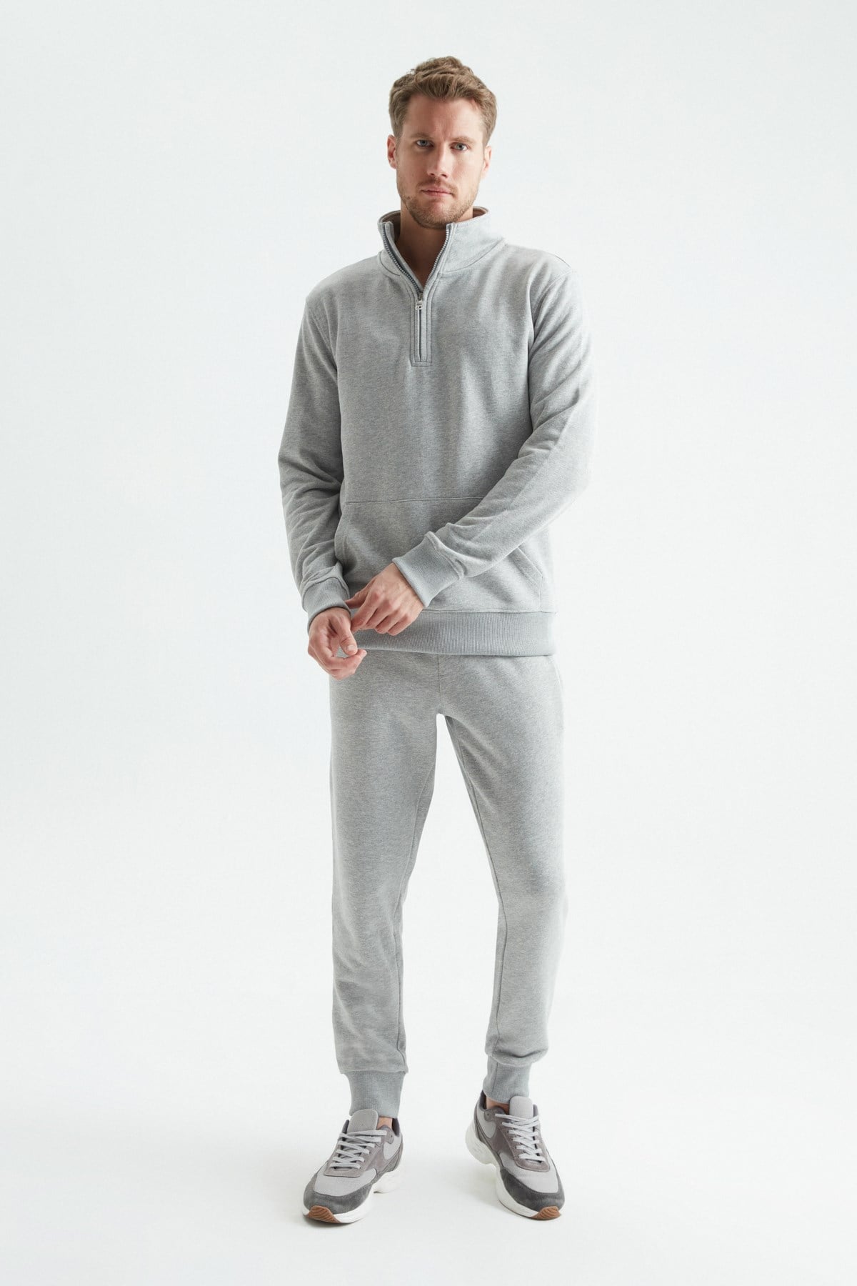 Weweus Yarım Fermuarlı Sweatshirt