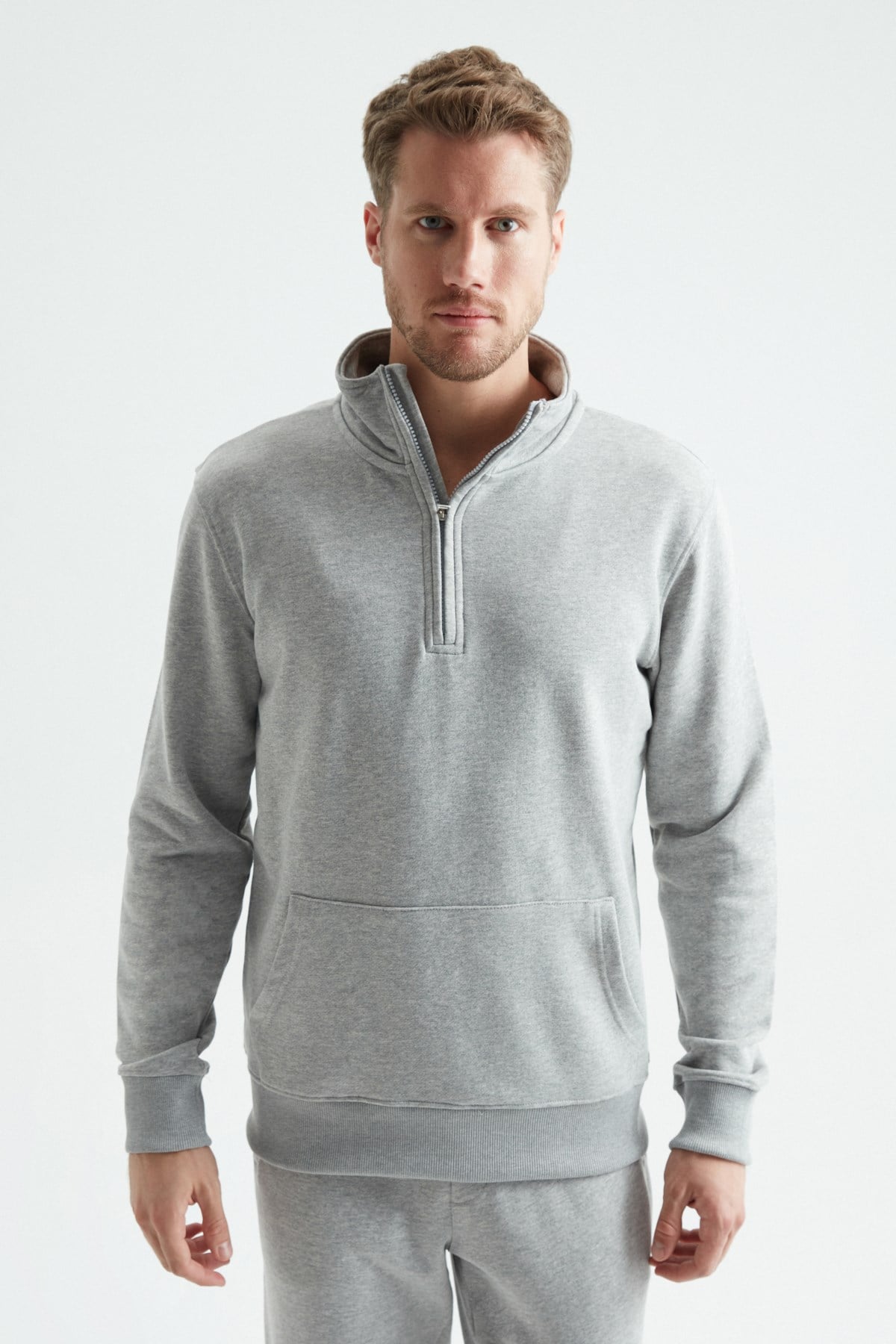 Weweus Yarım Fermuarlı Sweatshirt