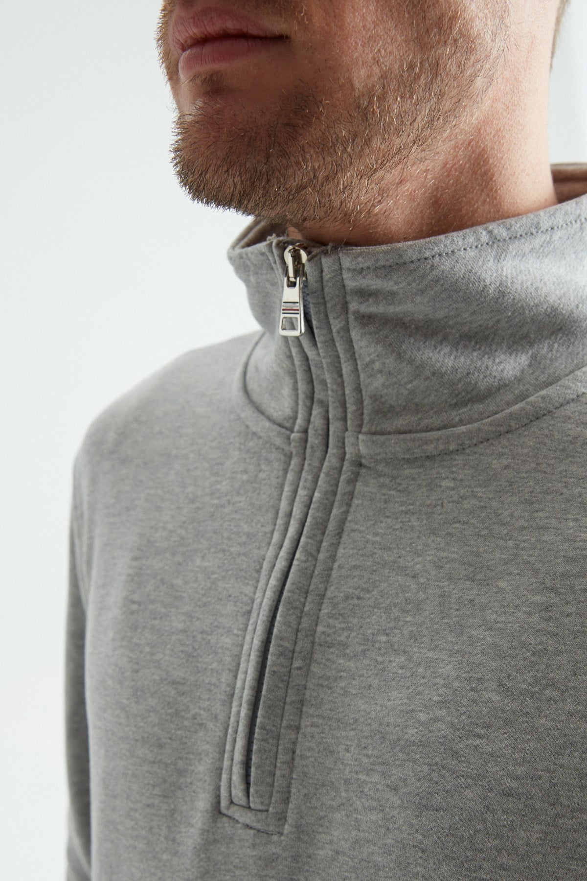 Weweus Yarım Fermuarlı Sweatshirt