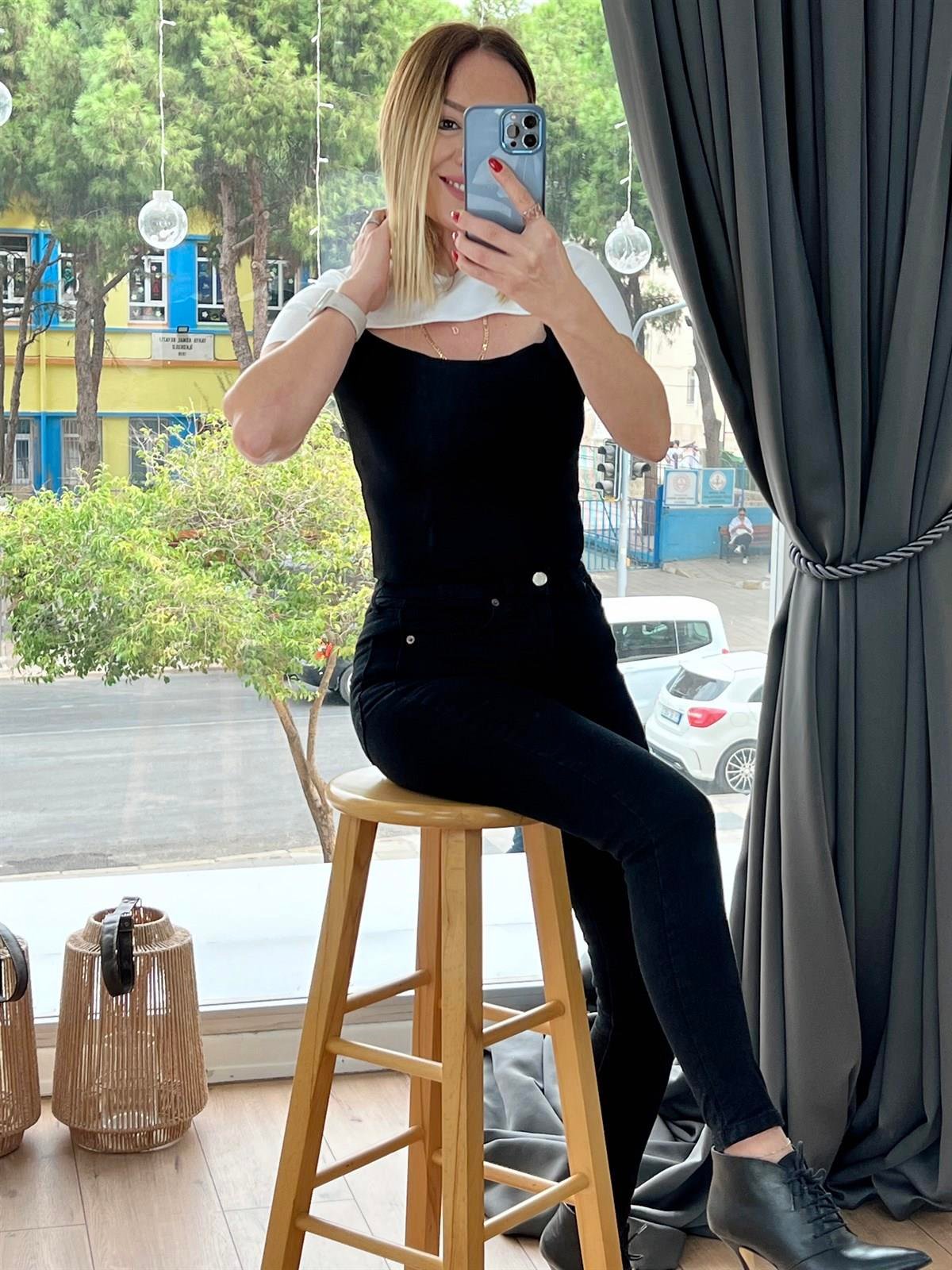 3010 YÜKSEK BEL SKINNY JEAN SİYAH