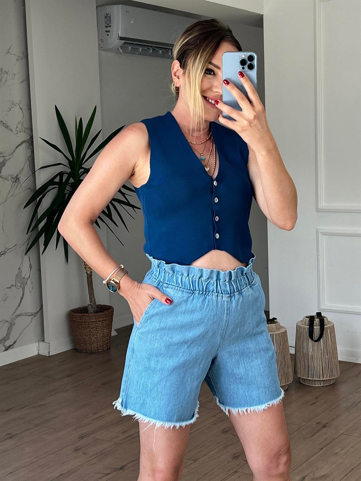 Triko Yelek LACİVERT