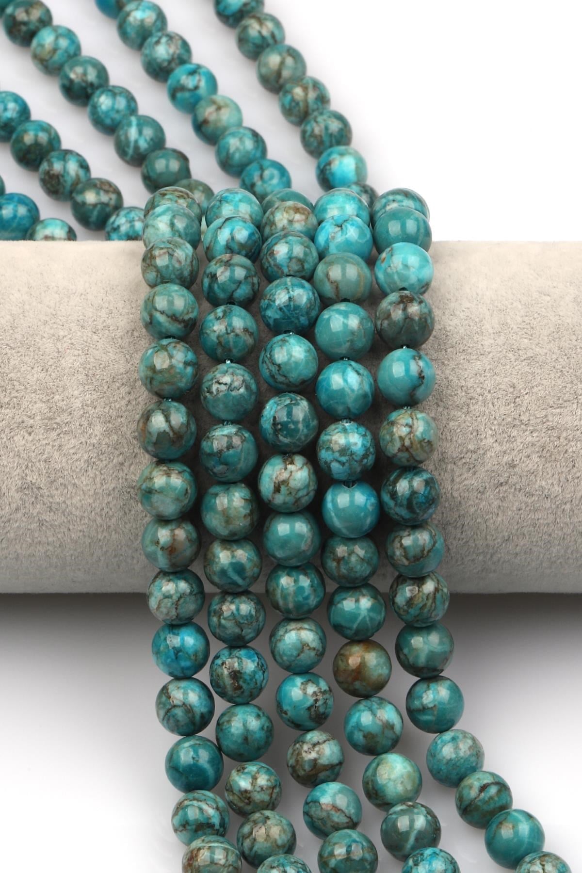 Afrika Pine Doğaltaş Dizi 8 mm Küre Kesim