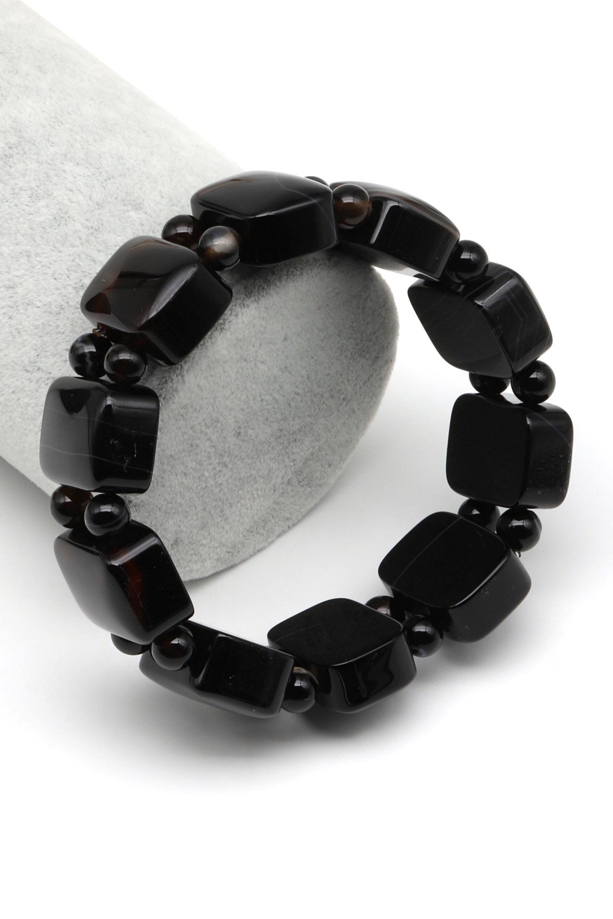 Akik Doğal Taş Bileklik 15 x 20 mm Özel Kesim - BLK-2291