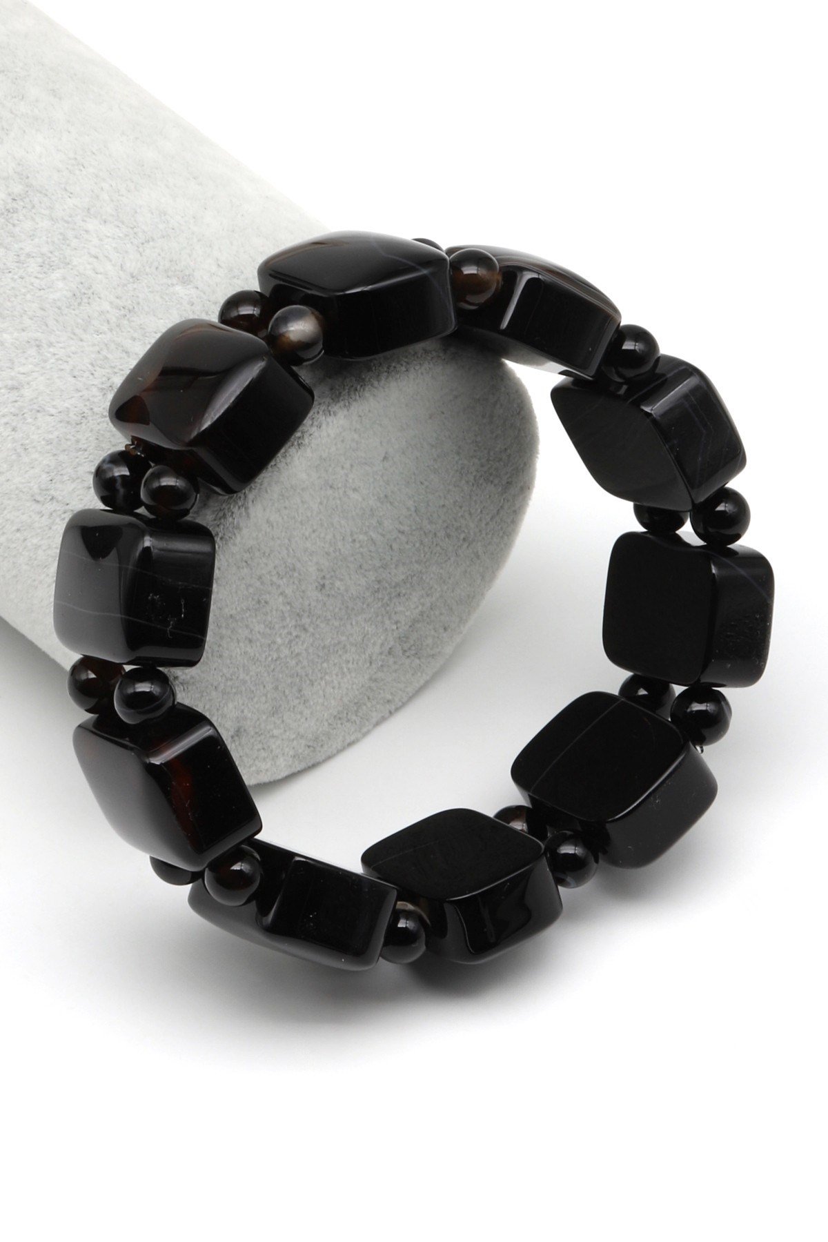 Akik Doğal Taş Bileklik 15 x 20 mm Özel Kesim - BLK-2291