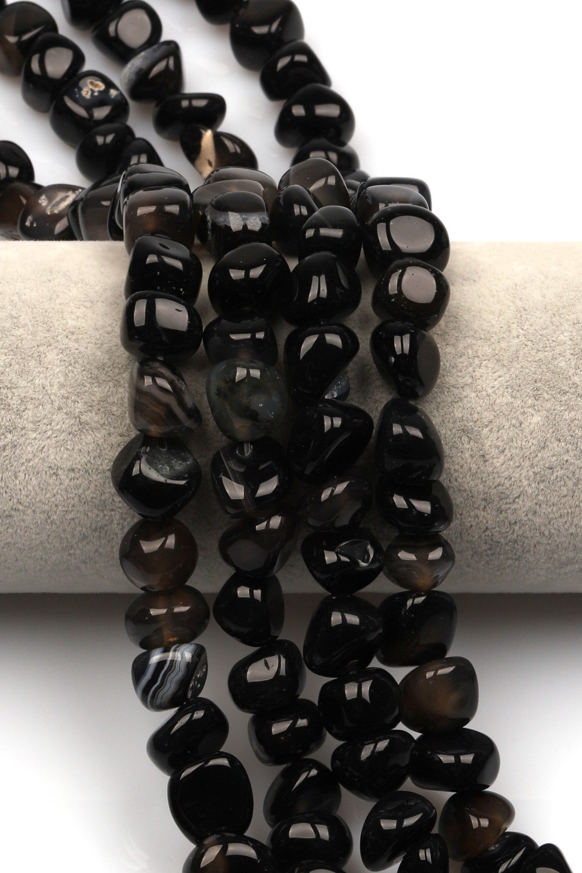 Akik Doğal Taş Dizi 10 x 13 mm Şekilsiz Kesim - DZ-1334
