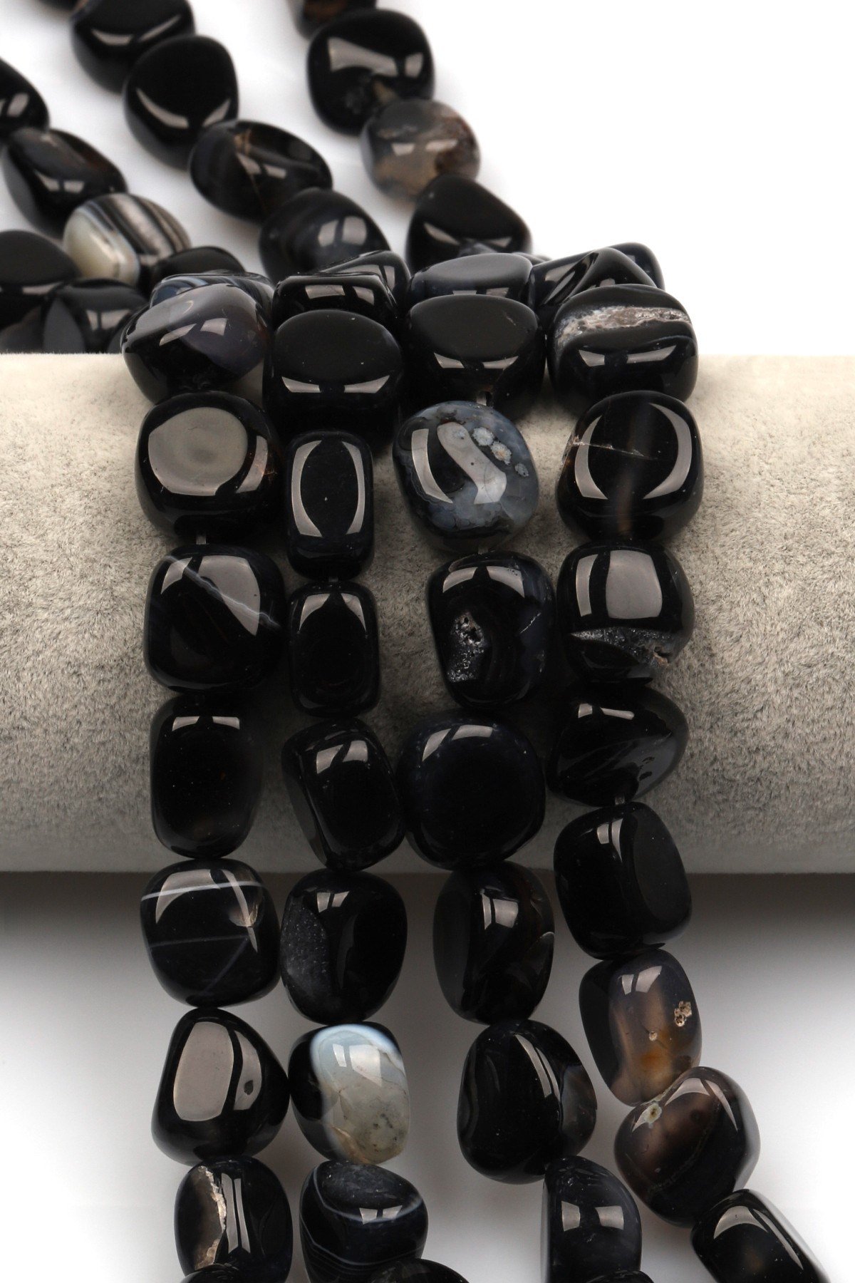 Akik Doğal Taş Dizi 13 x 15 mm Şekilsiz Kesim - DZ-1343