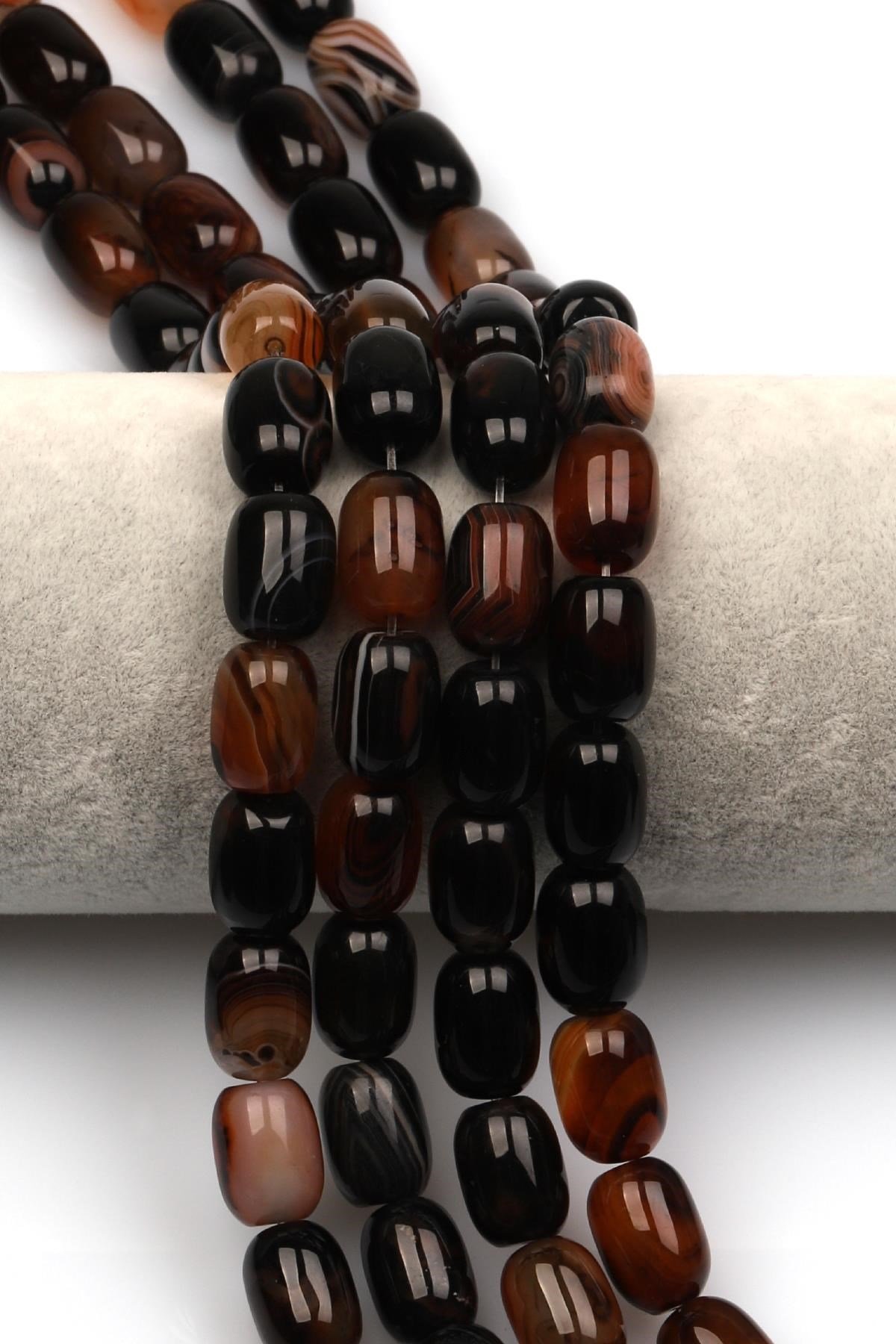 Akik Doğaltaş Dizi 10 x 14 mm Özel Kesim