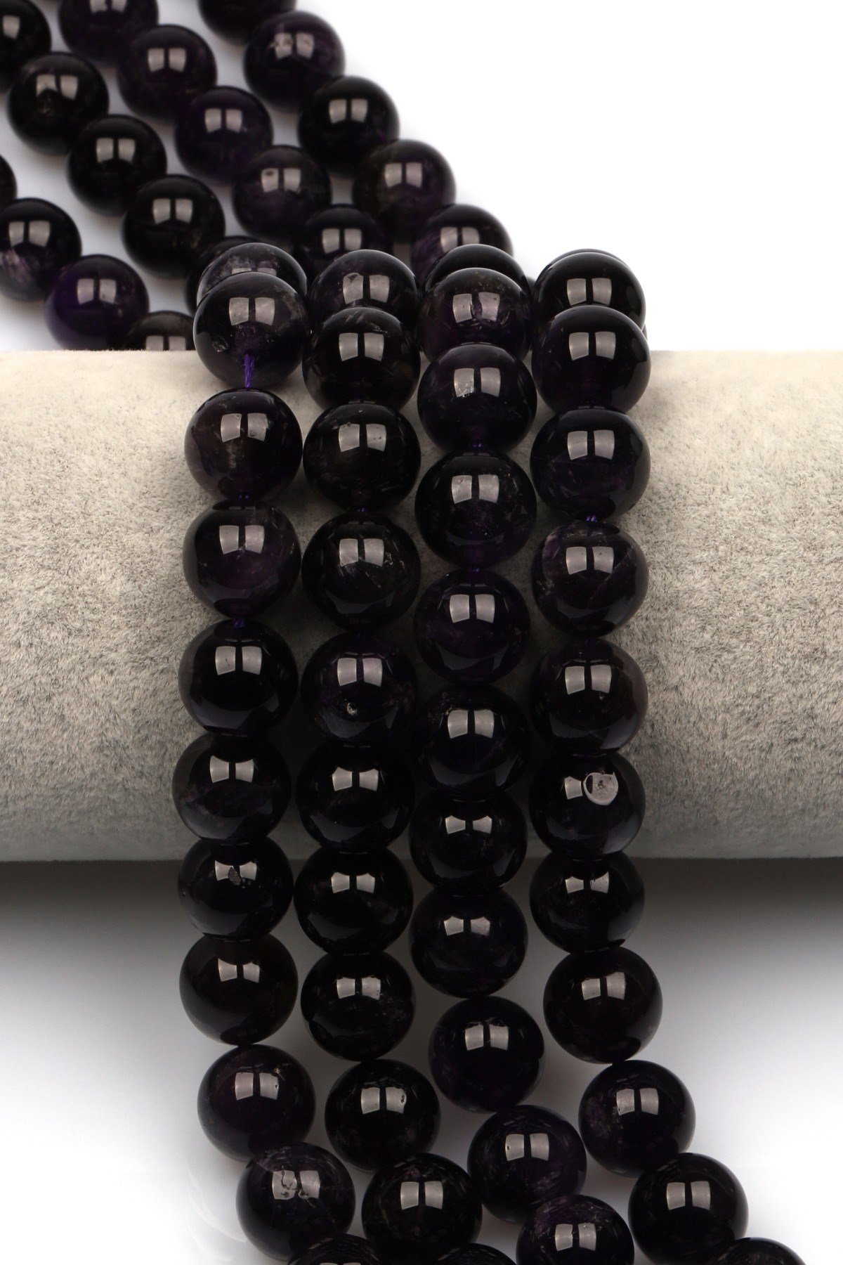 Ametist Doğal Taş Dizi 12 mm Küre Kesim - DZ-0965