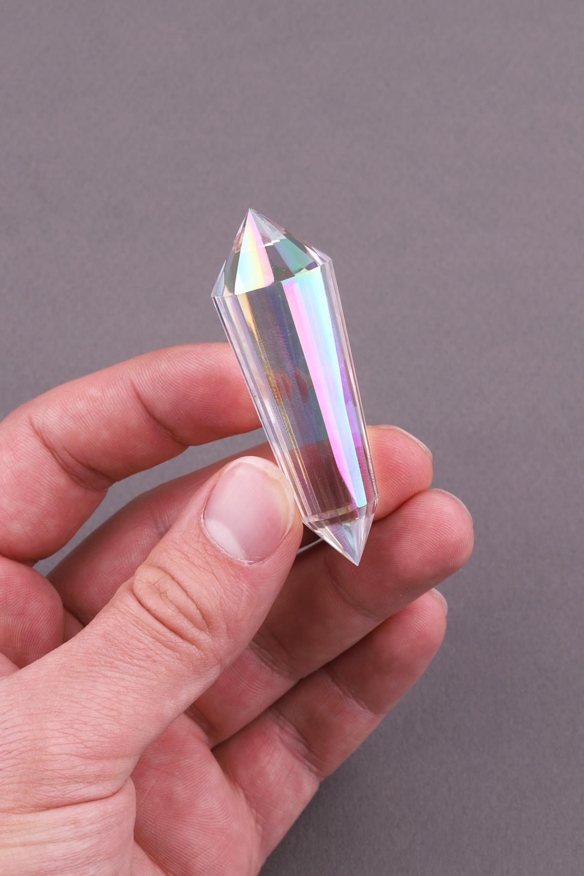 Aura Vogel Kristal 6 cm x 24 Facet