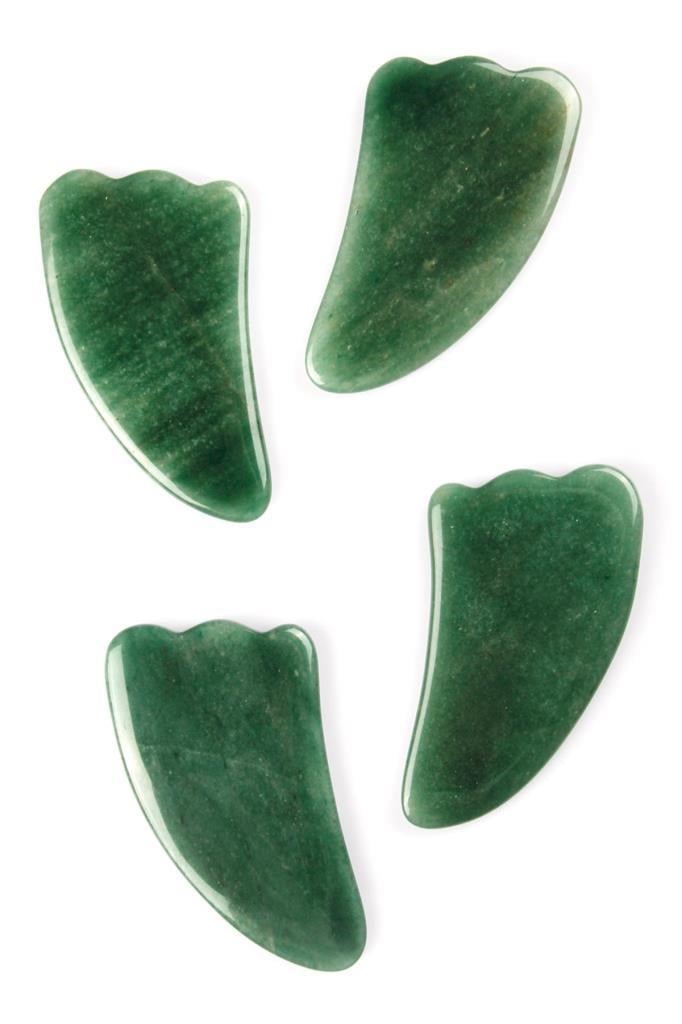 Aventurin Doğal Taş Gua Sha Yüz Masaj Taşı