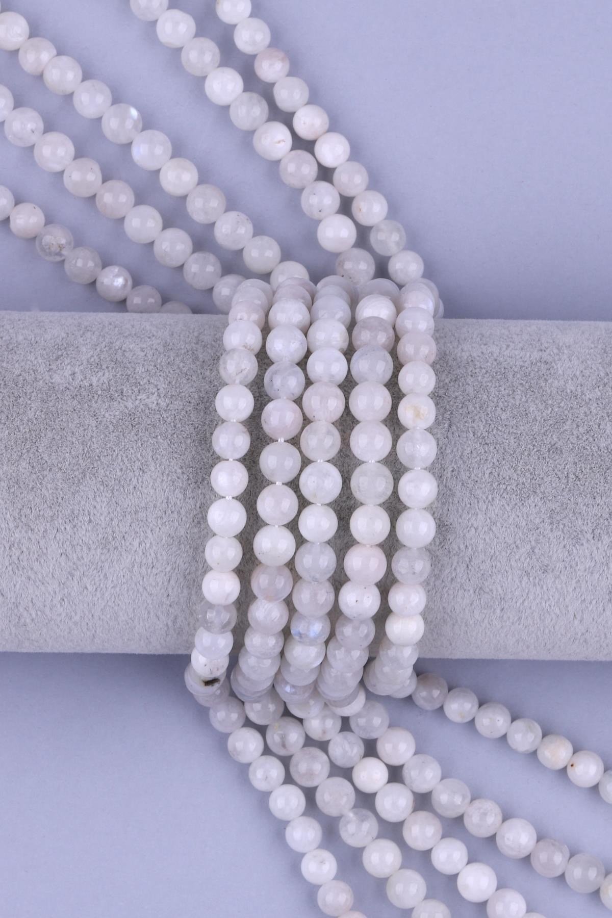 Ay Taşı (A Kalite ) Doğal Taş Dizi 6 mm Küre Kesim