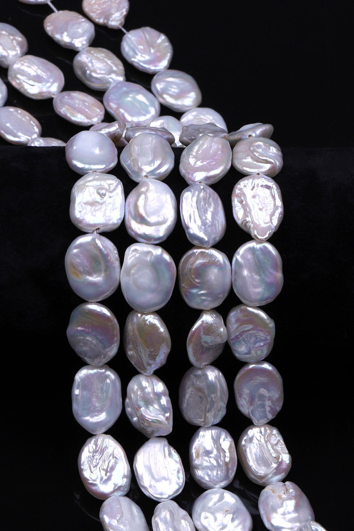 Barok İnci Doğal Taş Dizi 12 x 15 mm Özel Kesim - DZ-1414