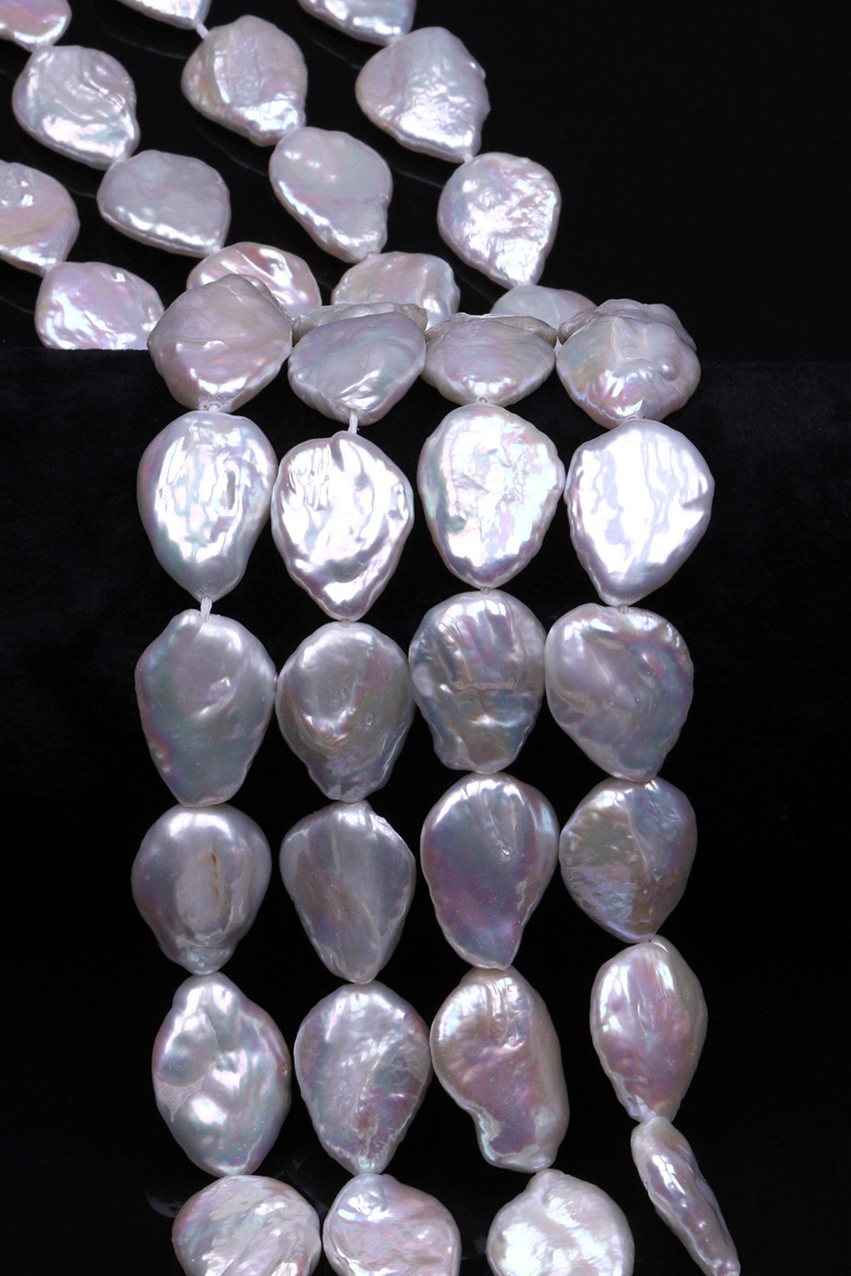 Barok İnci Doğal Taş Dizi 14 x 21 mm Özel Kesim - DZ-1412