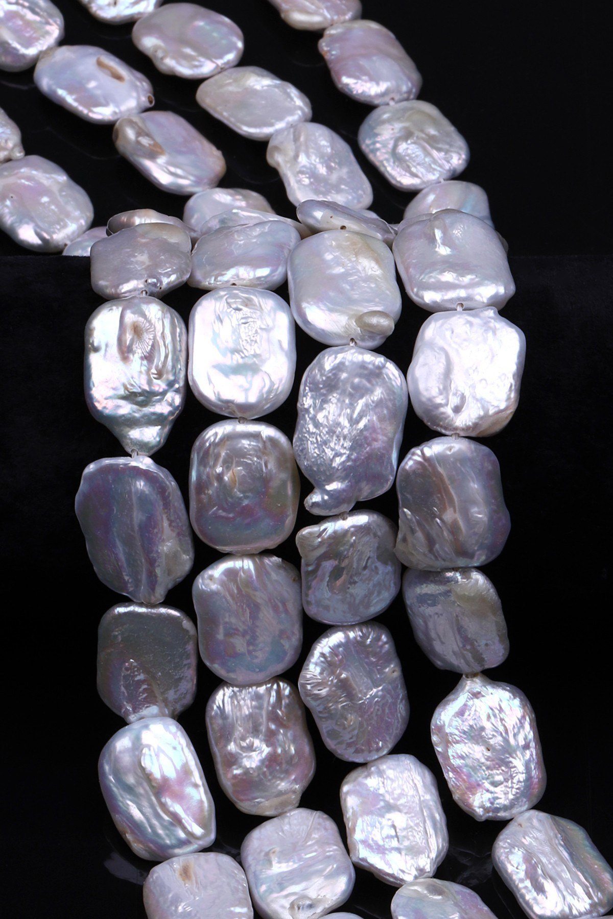 Barok İnci Doğal Taş Dizi 14 x 21 mm Özel Kesim - DZ-1413