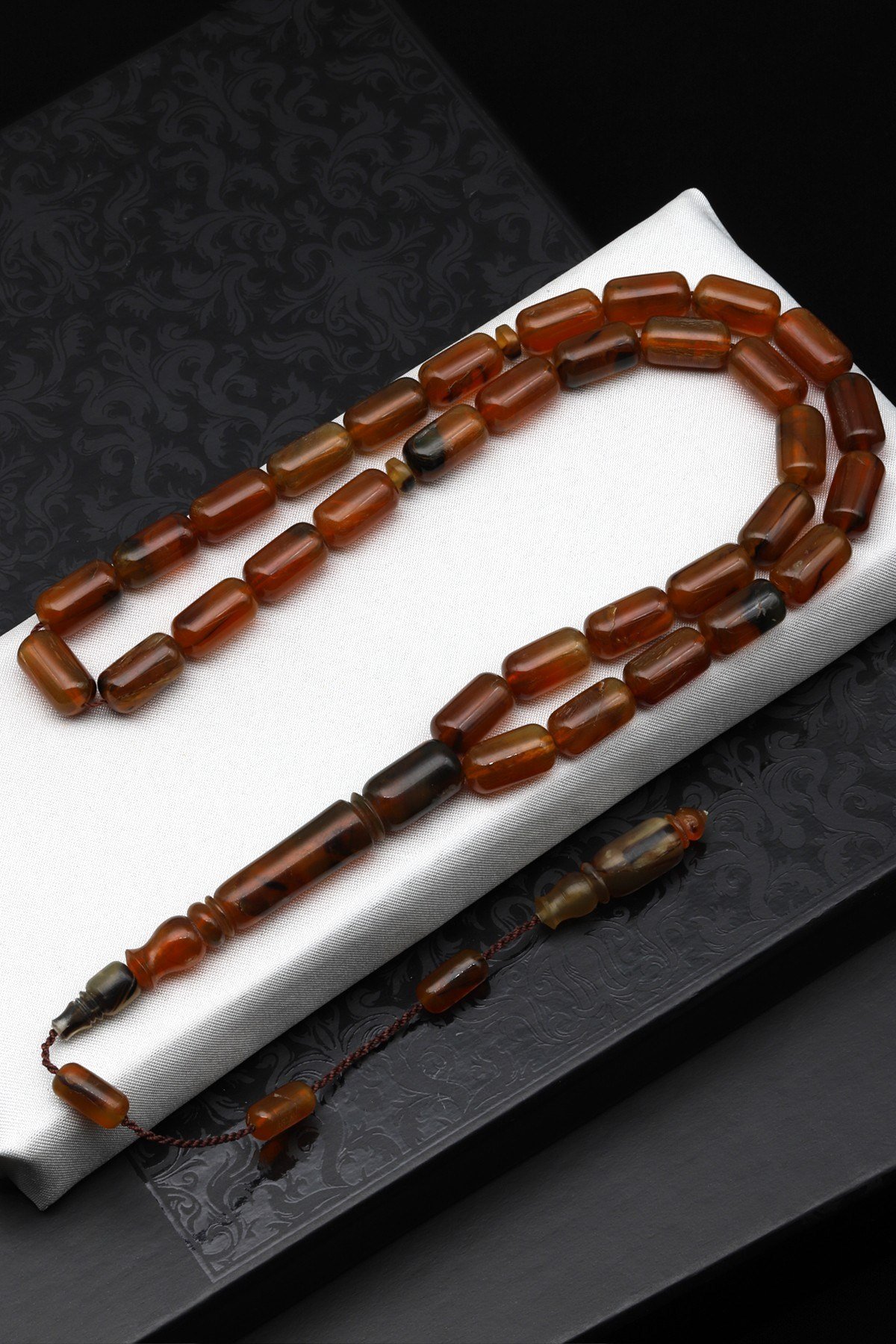 Bufalo Boynuzu Tesbih 8 x 14 mm Kapsül Kesim - T-1608