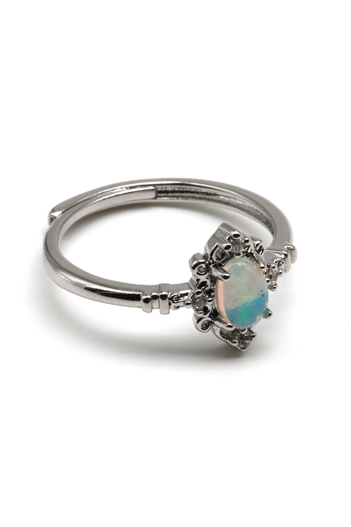 Cam Opal Ayarlanabilir Yüzük - YZK-0147