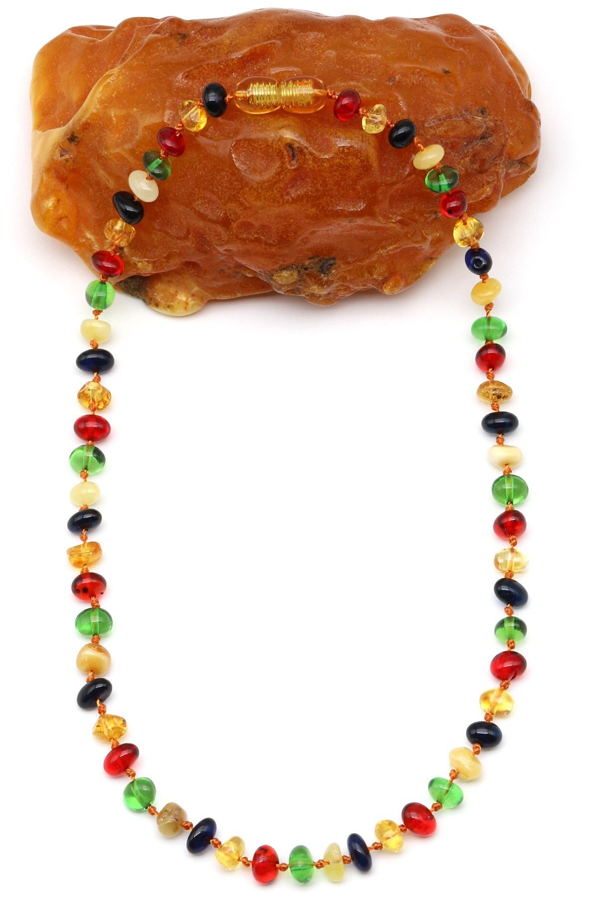 Damla Kehribar Bebek Diş Kolye - 32 cm - KHR-0335