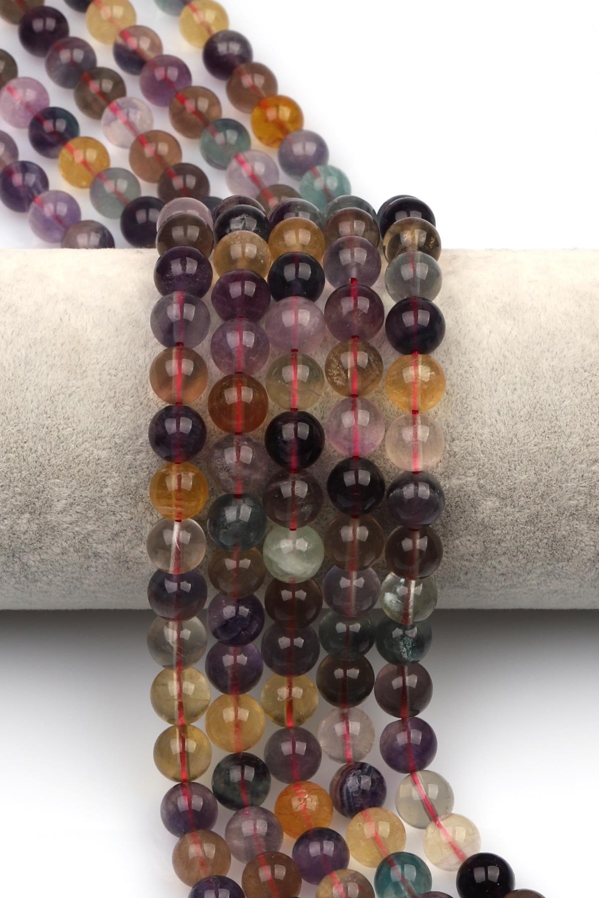 Florit (AA Kalite) Doğal Taş Dizi 8 mm Küre Kesim