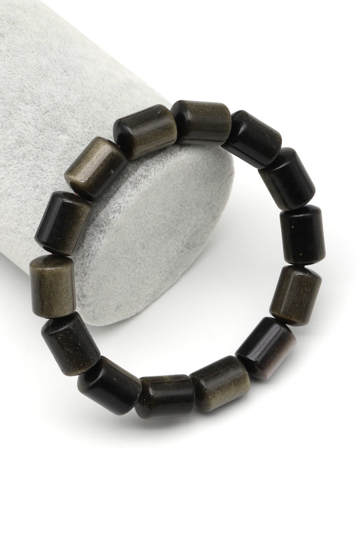 Golden Obsidyen Doğal Taş Bileklik 10 x 14 mm Özel Kesim - BLK-2450