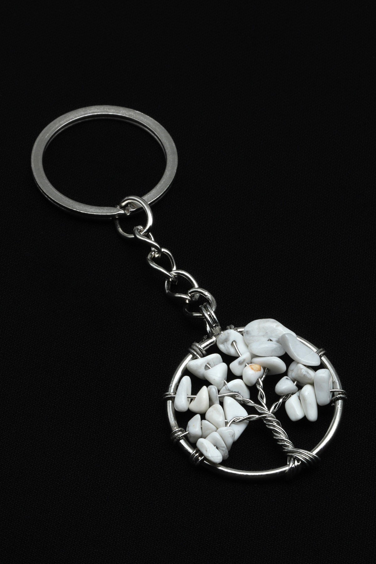 Havlit Doğal Taş Anahtarlık - ANH-0197