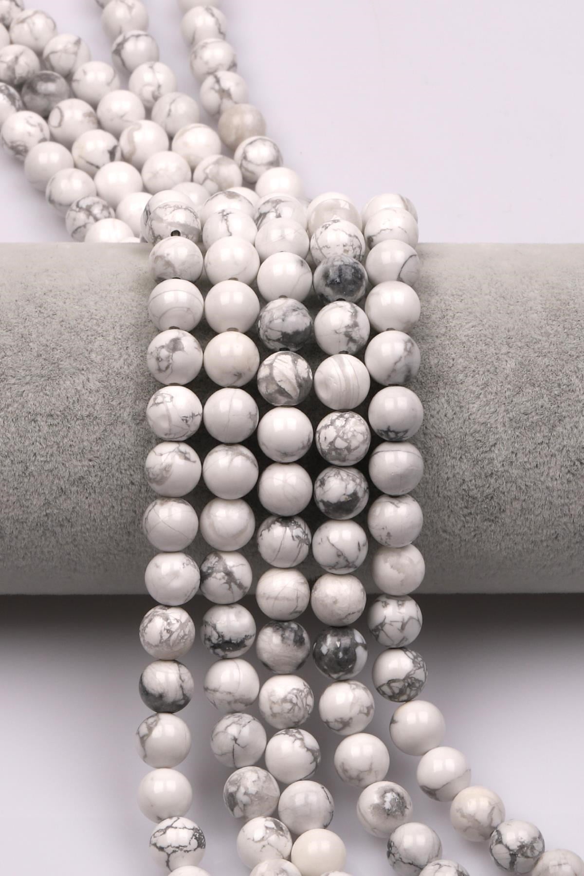 Havlit Doğal Taş Dizi 8 mm Küre Kesim