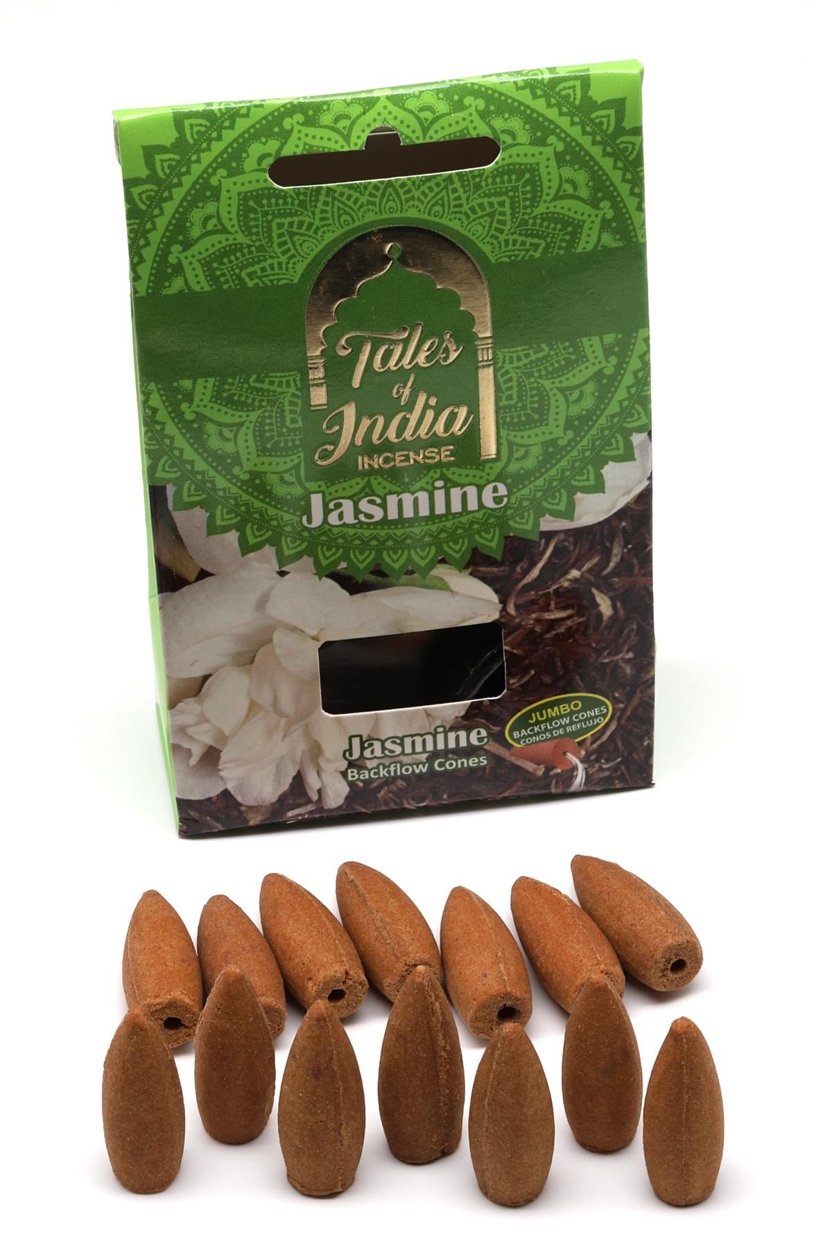 HD Tütsü Jasmine - Yasemin Kokusu 14'lü Koni (Geri Akışlı) Tütsü