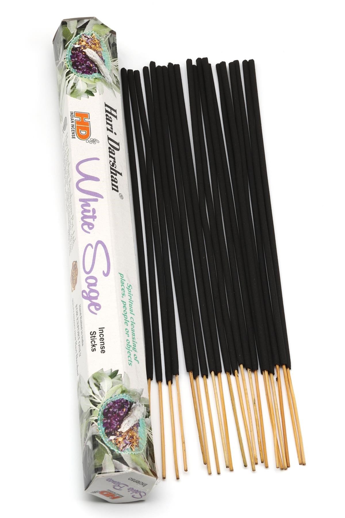 HD Tütsü White Sage - Beyaz Adaçayı Kokusu 20'li Çubuk Tütsü