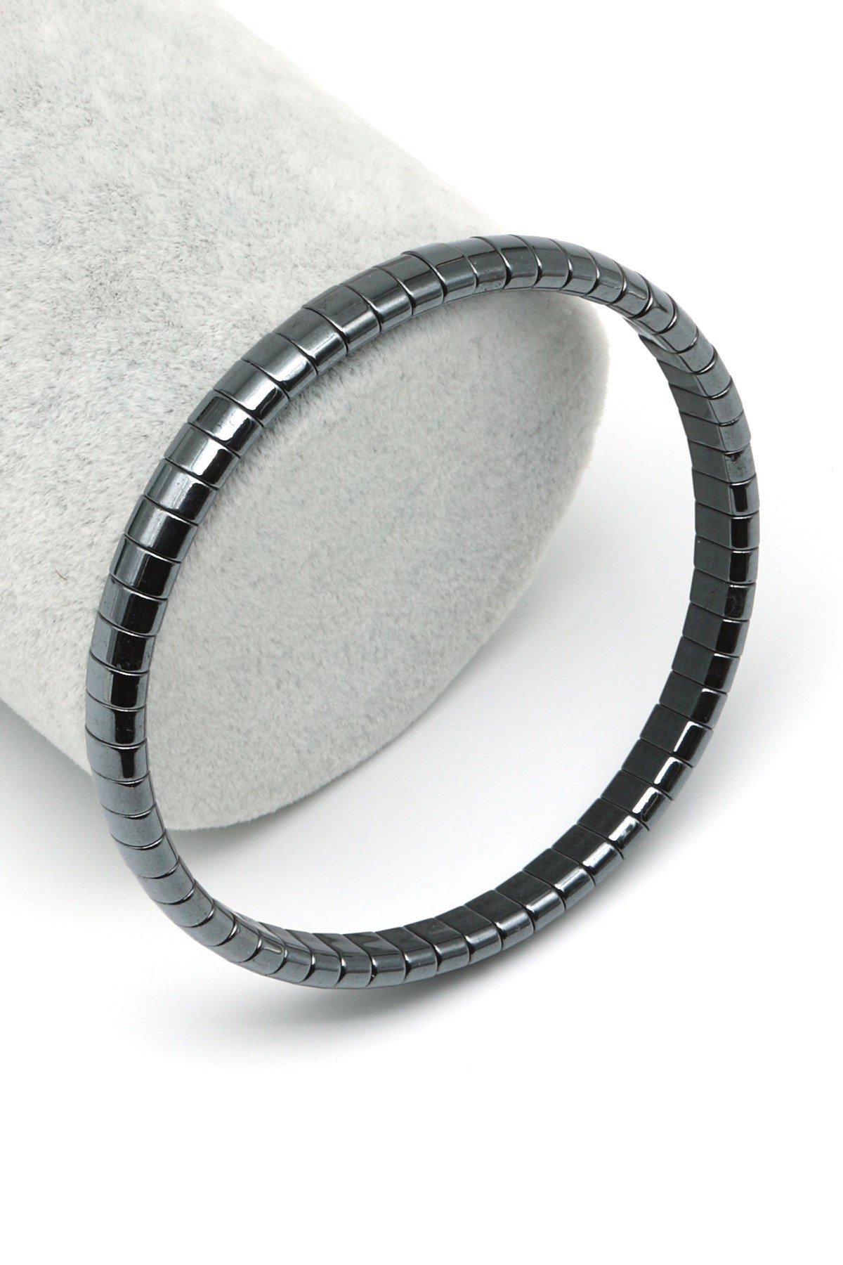 Hematit Doğal Taş Bileklik 3 x 6 mm Özel Kesim - BLK-2568