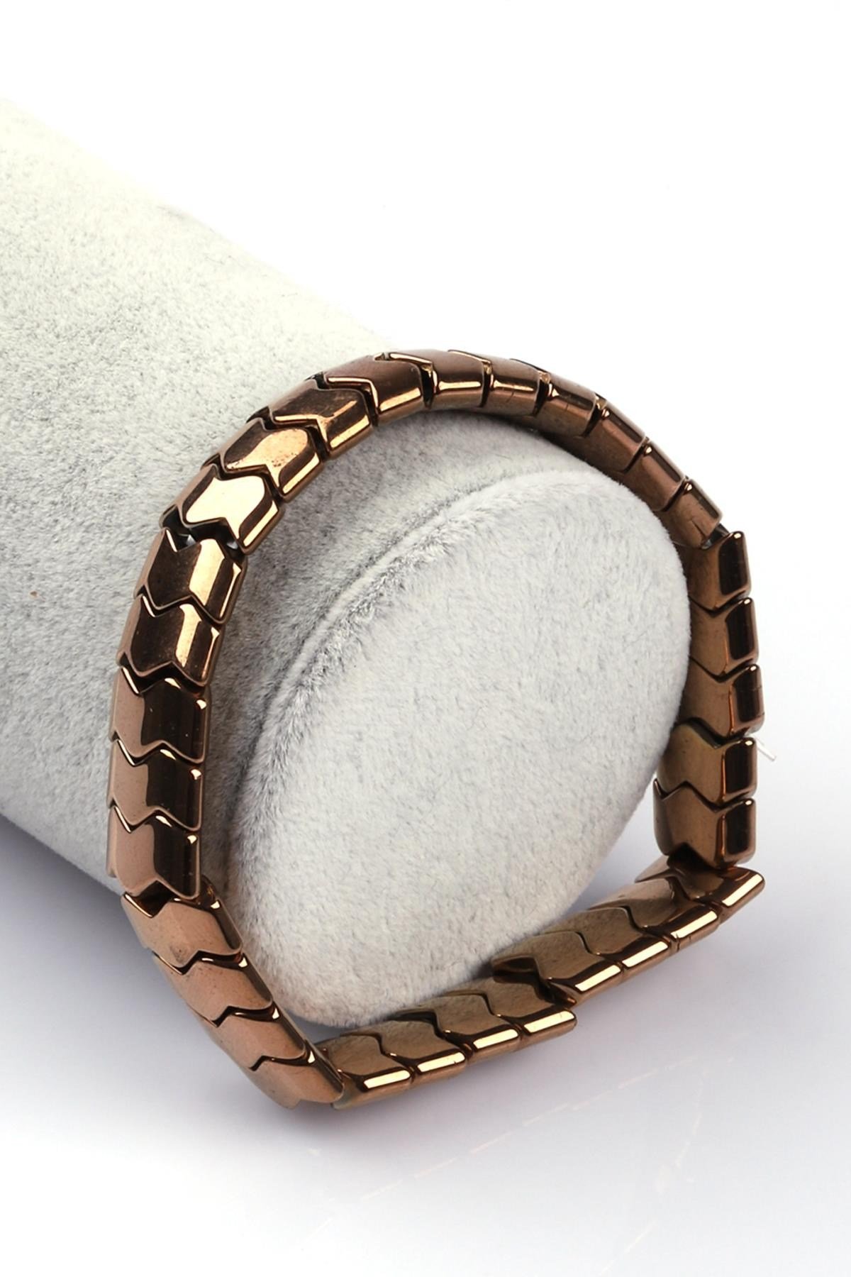 Hematit Doğal Taş Bileklik 6 x 12 mm Özel Kesim