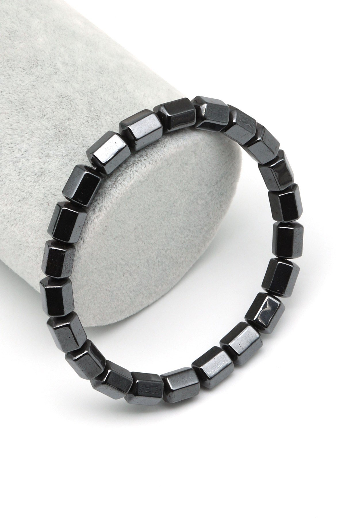 Hematit Doğal Taş Bileklik 6 x 8 mm Özel Kesim - BLK-2482